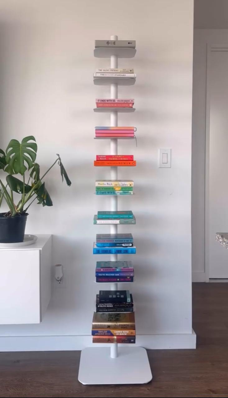 9 Tier Vertical Spine Bookshelf/ Story Bookshelf – Acroshel Homes